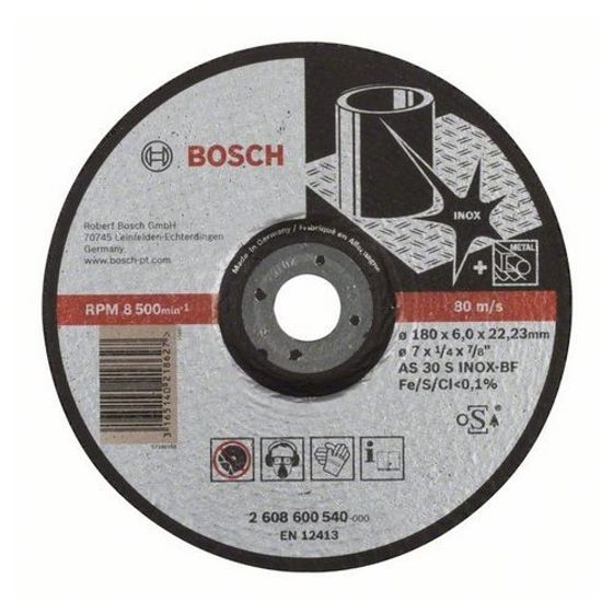 Зачистной круг Bosch Expert for INOX 180 x 6 мм №1