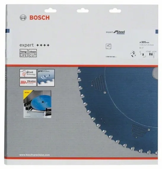 Пильный диск Bosch по стали 2608643060 в упаковке