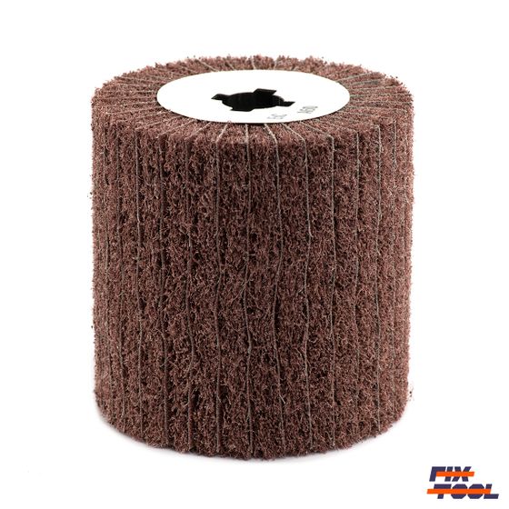 Шлифовальный валик комбинированный Fix-Brite 100x100x19 Extra Coarse A + P60 №4