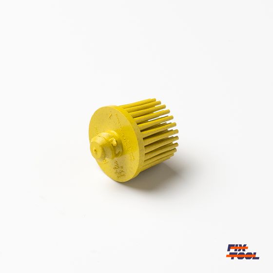 Торцевая щетка FB Bristle Желтая 25 мм P80 №3 Торцевая щетка FB Bristle Желтая 25 мм P80 №3