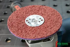 Скотч-брайт Bosch круг бордовый SCM 125 мм Medium