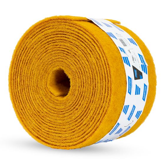 Скотч брайт Norton рулон желтый 200 мм x 10 м Micro Fine №3