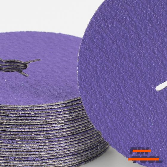 Круг фибровый Bora 9 P60 125 мм х 22 мм - 25 шт/уп №3