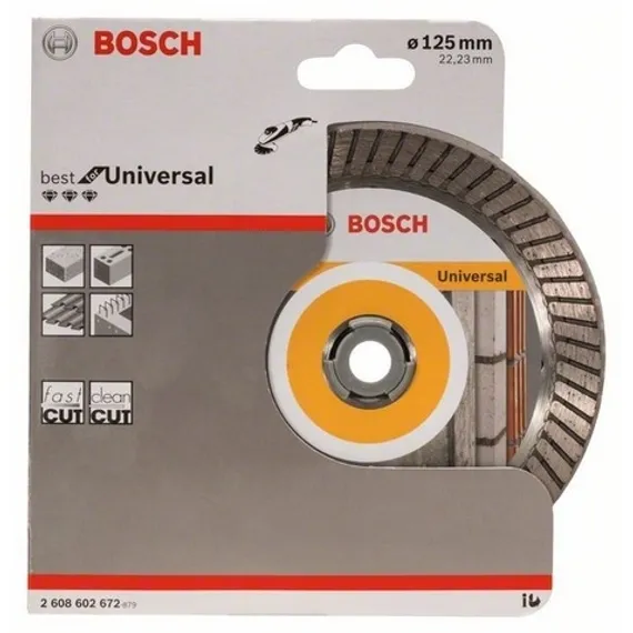 Алмазный диск Bosch Best for Universal Turbo 125х22,23