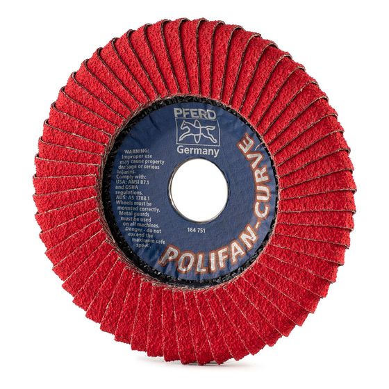 Круг лепестковый PFERD PFR 125x22 M CO60 SGP CURVE STEELOX 790168 №2