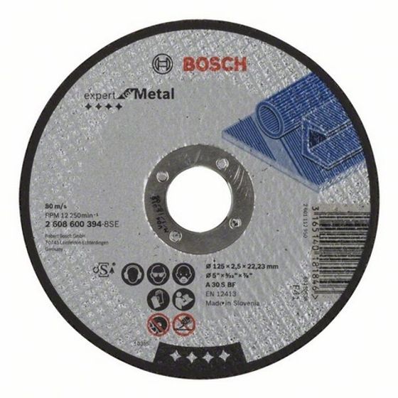 Отрезной круг Bosch Expert по металлу 125x2.5 мм №2 Отрезной круг Bosch Expert по металлу 125x2.5 мм №2