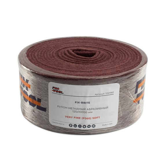 Рулон нетканый абразивный Fix-Tool 125х10000 мм VERY FINE P360 SOFT №2