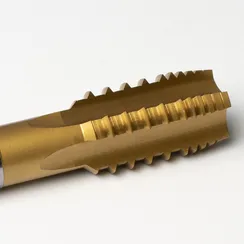 Метчик шахматный M22х2,5 (HSS-E + TIN),ISO, 6H,R, машинный