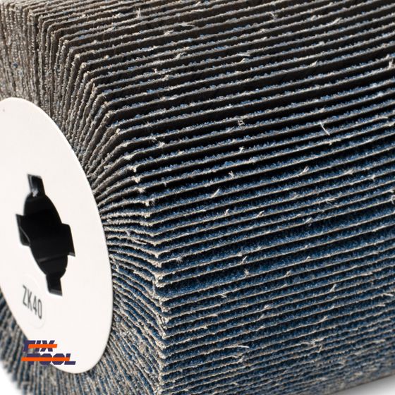 Шлифовальный валик 100x100x19 Fix-Tool Zirconia P40 №3
