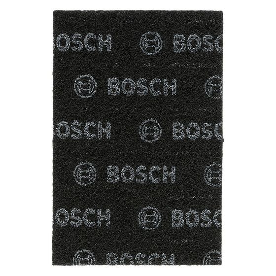 Скотч брайт BOSCH лист черный 152 x 229 мм Medium