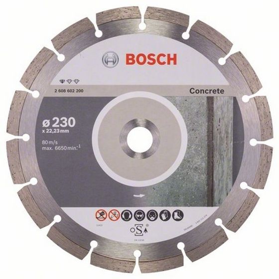 Алмазный диск Bosch Standard for Concrete 230х22,23 мм 2608602200