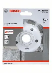 Алмазная шлифовальная чашка 125 мм Bosch Expert for Concrete Long Live 2608601762