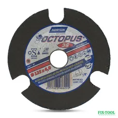 Зачистной круг Norton Octopus 125 х 4,0 х 22,23 Р36 66252829993