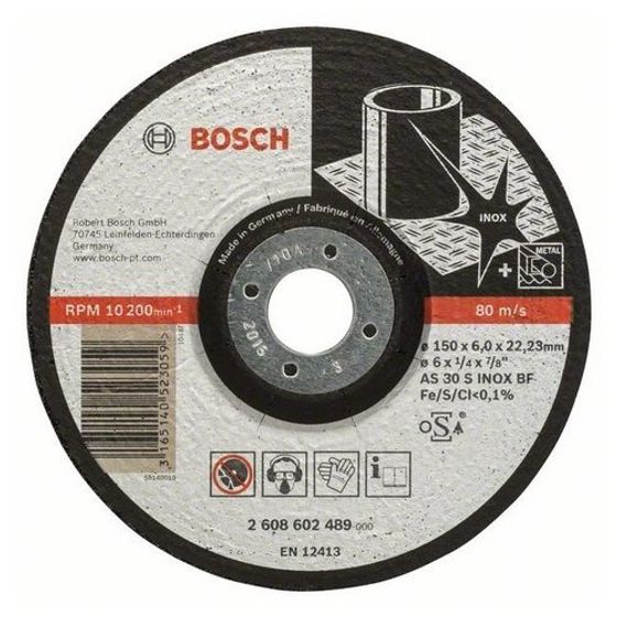 Зачистной круг Bosch Expert for INOX 150 x 6 мм №1