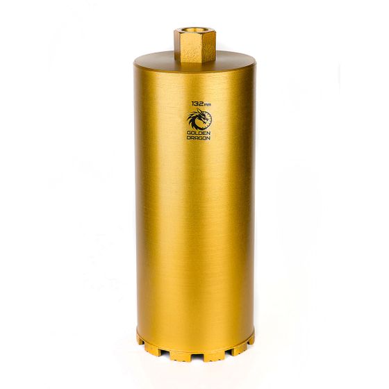 Коронка алмазная по бетону 132x370 мм М22 Golden Dragon М22 №1