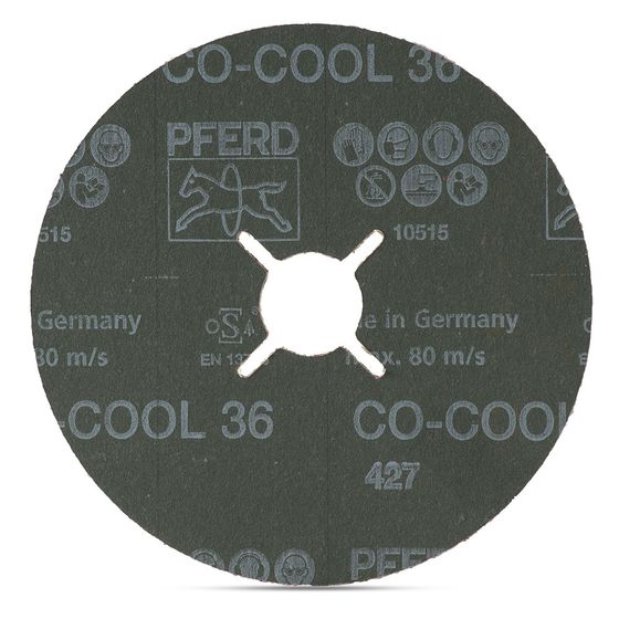 Круг фибровый PFERD FS 125x22 мм CO-COOL Р36 - 25 шт/уп №3 Круг фибровый PFERD FS 125x22 мм CO-COOL Р36 - 25 шт/уп №3