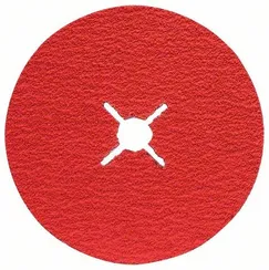 Фибровый круг Bosch 180 мм P50 Best for Metal + Inox - 50 шт/уп