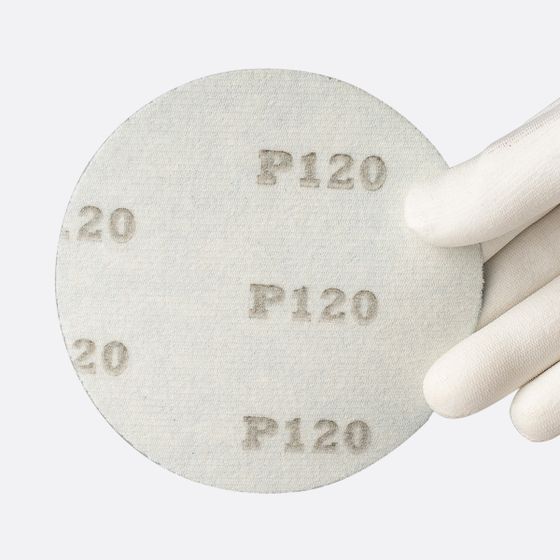 Шлифовальный круг на липучке 125 мм P120 BlueFix 50 шт./упак. №2 Шлифовальный круг на липучке 125 мм P120 BlueFix 50 шт./упак. №2