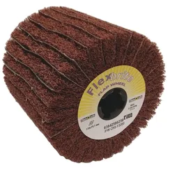 Шлифовальный валик 110х100х19 мм Flexovit нетканый Coarse A (P80) + P40