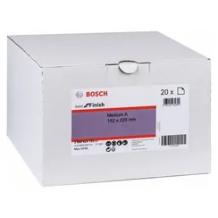 Скотч брайт BOSCH лист бордовый 152 x 226 мм Medium