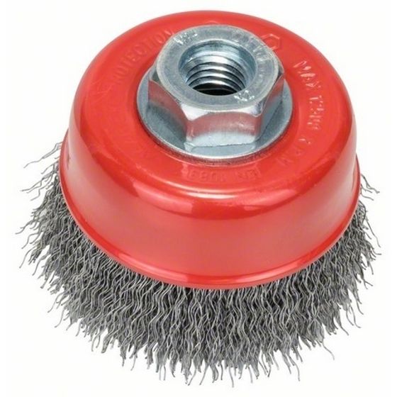 Чашечная щетка BOSCH М14 0.3 x 75мм витая сталь 2608622098 №1