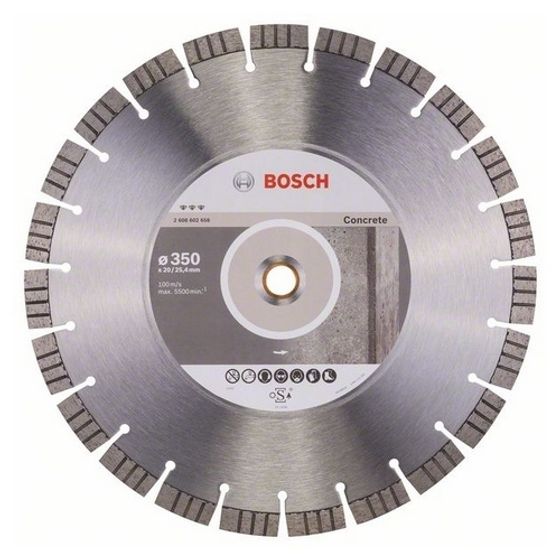 Алмазный диск Bosch Best for Concrete 350х25,4 мм 2608603800