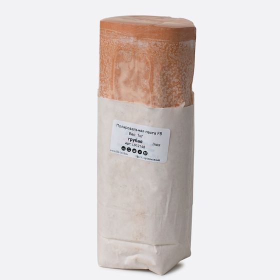 Полировальная паста FB оранжевая грубая 1кг №3