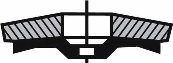 Круг лепестковый торцевой Bosch 125x22 X581 Best for Inox P60 №4