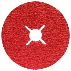 Фибровый круг Bosch 125 мм P60 Best for Metal + Inox - 50 шт/уп