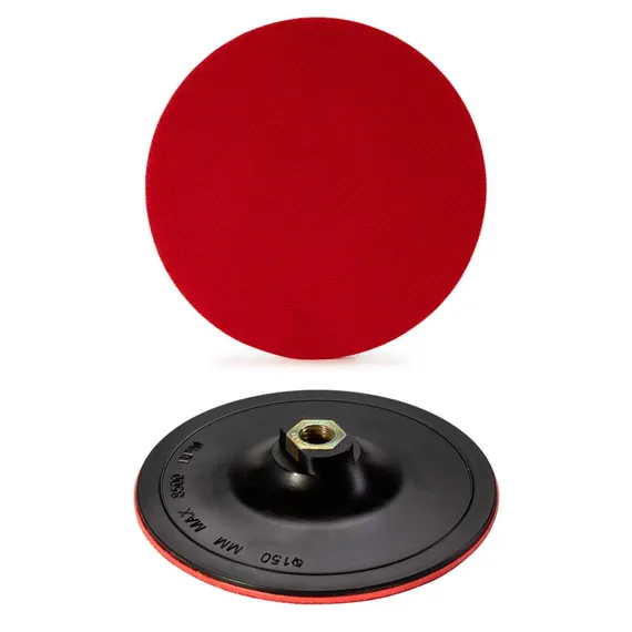 Опорная тарелка для УШМ 150 мм М14 липучка