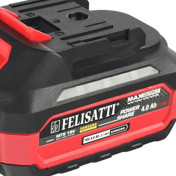 фото аккумулятора 4Ач 18В FELISATTI (SAMSUNG) FT1557 крупным планом