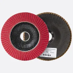 Круг лепестковый торцевой 125х22 мм Fix-Tool PRO Керамика P80