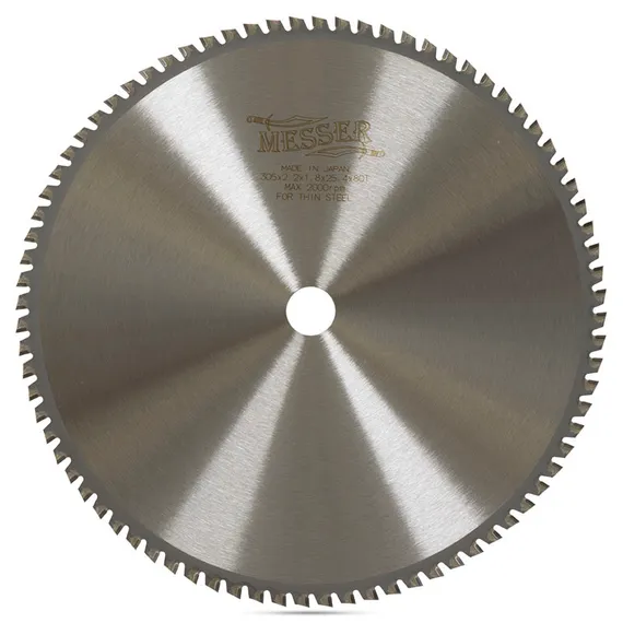 Пильный диск по тонкой стали 305 x 25,4 x 2,2 мм T80 Messer