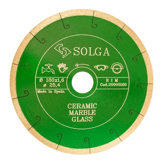 Диск алмазный Solga Diamant CERAMICS, MARBLE 180 х 25,4 мм 20000180