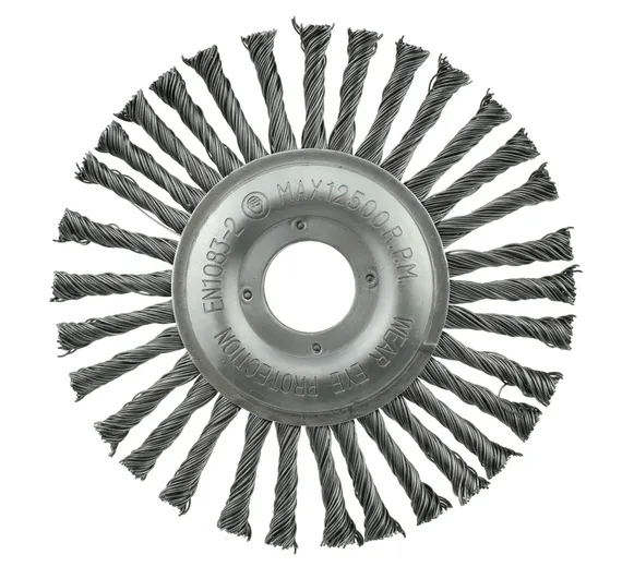 Щетка дисковая витая Fix Steel 125 x 6 x 22,2 мм ворс сталь