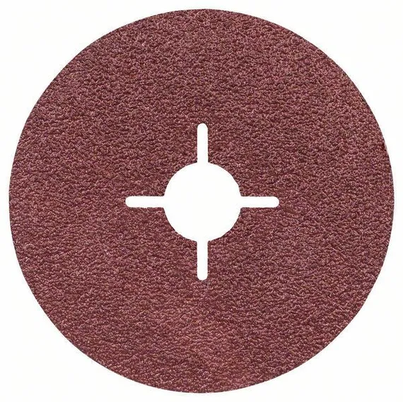 Фибровый круг 125 мм P36 по металлу - 25 шт/уп