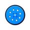 Оправка Abrex WINNER 125 мм средней жёсткости на липучке 8 отверстий №1 Оправка Abrex WINNER 125 мм средней жёсткости на липучке 8 отверстий №1