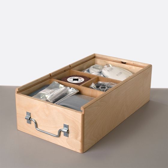 Набор для сатинирования нержавеющей стали Coarse №2