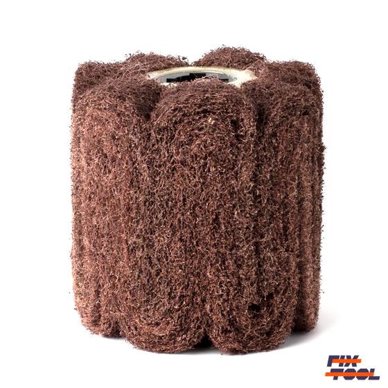 Шлифовальный валик синусоидный 100x100x19 Fix-Tool Medium (P120) №2