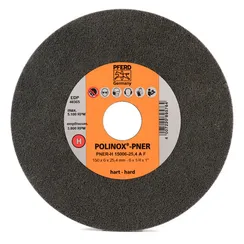 Круг прессованный нетканый PNER-H 150х6х25,4 A F