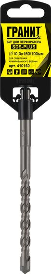 Бур по бетону SDS-Plus 10,0х160/100 "Гранит" №2 Бур по бетону SDS-Plus 10,0х160/100 "Гранит" №2