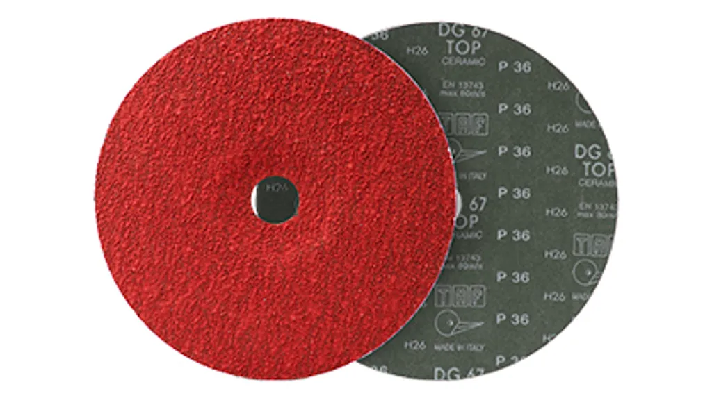 Новинка: Фибровые круги TAF 180 мм – для самых сложных задач!