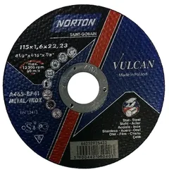 Отрезной круг Norton Vulcan 115х1,6х22,23 мм 66252925432