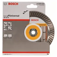 Алмазный диск Bosch Best for Universal Turbo 125х22,23 мм 2608602672