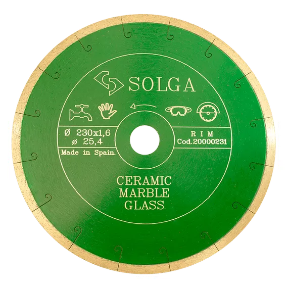 Диск алмазный Solga Diamant CERAMICS, MARBLE 230 х 25,4 мм 20000231