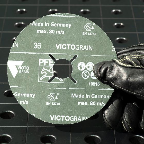 Круг фибровый PFERD FS 125х22 Р36 VICTOGRAIN-COOL – 25 шт/уп №3