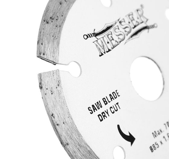 Алмазный диск Messer 85х15х1,6х1 мм по бетону, камню и плитке №2